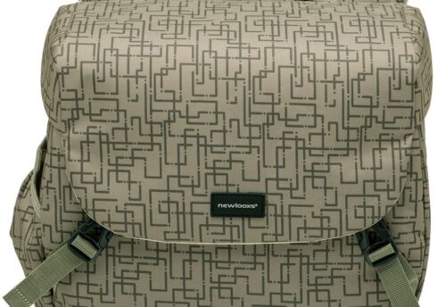 New Looxs Dubbele fietstas Mondi Joy Double MIK 38L Ivy Walnut