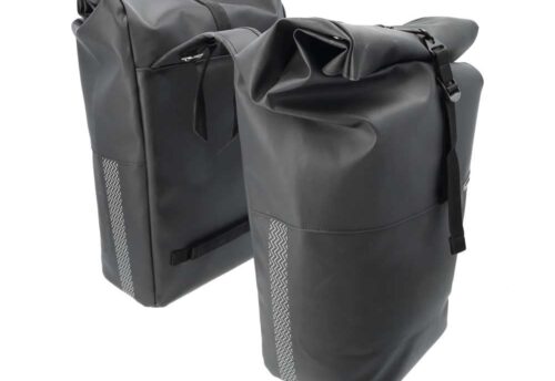 New Looxs Dubbele fietstas Nyborg 34L Black