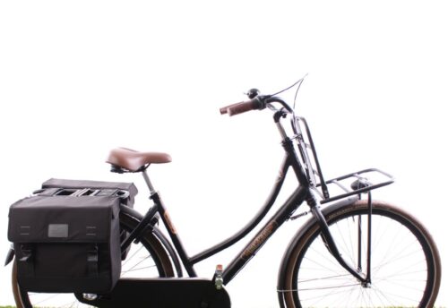 New Looxs Dubbele fietstas Origin Double Zwart