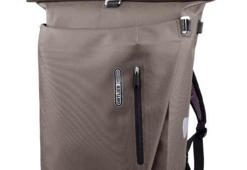 Ortlieb Enkele Fietstas en Rugtas Vario QL 2.1 Dark Sand - 20L