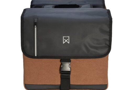 Willex Dubbele Businesstas 30L Bruin/Zwart