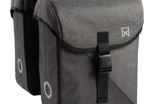 Willex Dubbele fietstas Bagagetas 800 24L Zwart/Grijs