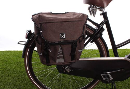 Willex Dubbele fietstas Bagagetas S 1200 20L Bruin