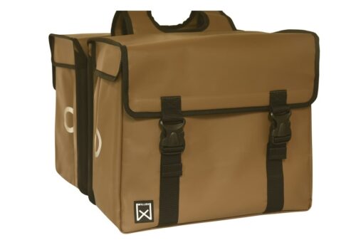 Willex Dubbele fietstas Bisonyl 30L Bruin