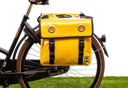 Willex Dubbele fietstas Bisonyl 30L Geel