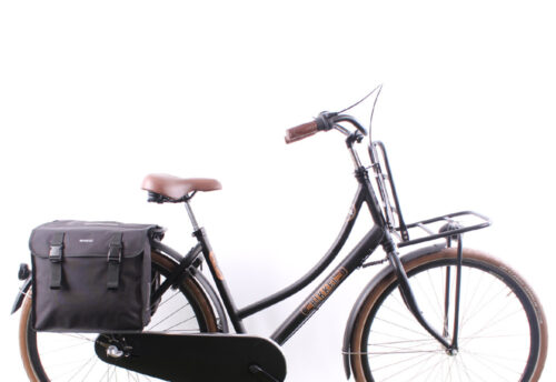 Willex Dubbele fietstas Bisonyl Shopper 38L Matzwart
