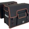 Willex Dubbele fietstas Shopper 38L Zwart/Bruin