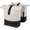 Basil Dubbele Fietstas Cove 28-32L Wit/Zwart