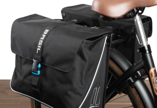 Basil Dubbele fietstas Forte 32L Zwart