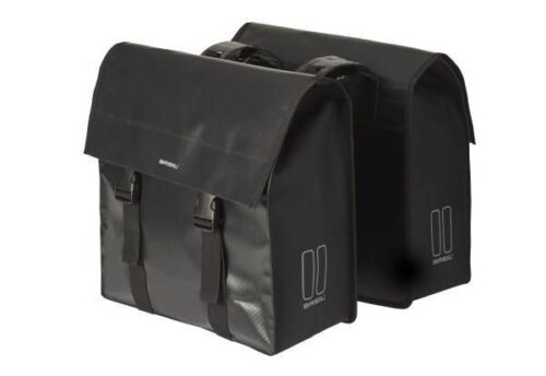 Basil Urban Load Dubbele fietstas 48-53L Zwart