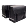 Beck Dubbele fietstas Nostalgic 52L Black Shiny