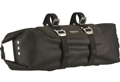 Brooks England Stuurtas Scape Handlebar Roll Mud Green - 10-12L