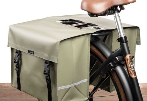 Clarijs Dubbele fietstas XL 46L Mat Olive