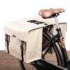 Clarijs Dubbele fietstas XL 46L Mat Zand