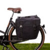 New Looxs Dubbele Fietstas Canvas Hybride Zwart