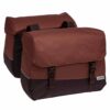 New Looxs Dubbele fietstas Oslo Joli Double 37L Bordeaux/roest