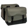 New Looxs Dubbele fietstas Oslo Joli Double 37L Zwart/groen