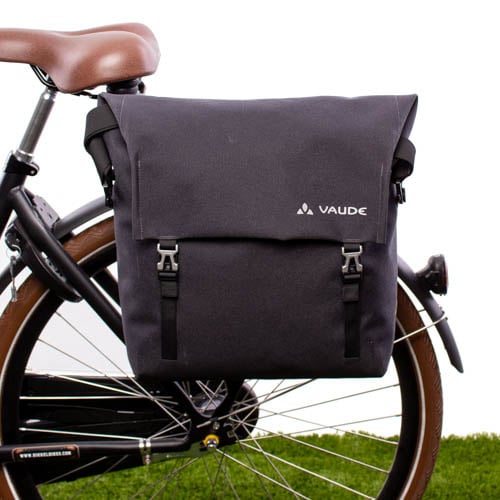 Vaude Enkele fietstas / messenger Augsburg IV 14L M Black Vaude Enkele fietstas / messenger Augsburg IV 14L M Black