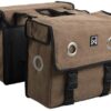 Willex Dubbele fietstas Canvas Tas 30L Bruin