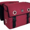 Willex Dubbele fietstas Canvas Tas 40L Paarsrood