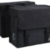 Willex Dubbele fietstas Canvas Tas Plus 40L Zwart/Matzwart