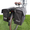 Beck Dubbele fietstas Canvas Small 30L Grijs