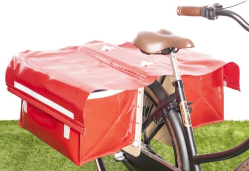 Dubbele Krantentas XXL 75L Rood