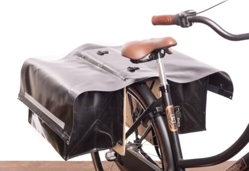 Dubbele Krantentas XXL 75L Zwart
