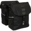 New Looxs Dubbele Fietstas Vigo Double RT 2.0 37L Zwart/Groen