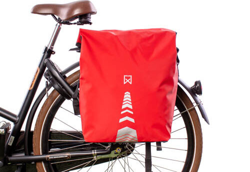 Willex Dubbele Sportieve Fietstas 34L Rood