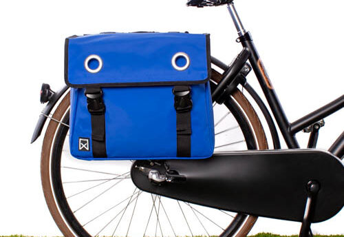 Willex Dubbele fietstas Bisonyl 40L Blauw