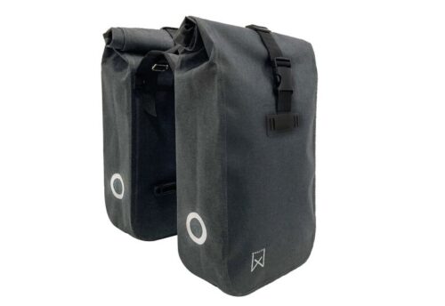 Willex Dubbele fietstas Waterdicht 34L Antraciet