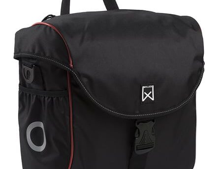 Willex Enkele fietstas/ Pakaftas 300 18L Zwart/rood