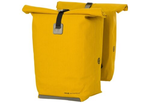 AGU Dubbele fietstas Convoy Clean Urban MIK 34L Mustard