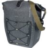Basil Enkele Fietstas Navigator Storm MIK Hooks L 25-31L Zwart
