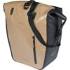 Basil Enkele Fietstas Rivo Tarpaulin L MIK Hooks 25-31L Zand/Zwart