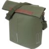 Basil Enkele fietstas City Shopper MIK Hooks 16L Moss Green