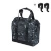 Basil Grand Flower Fietsshopper MIK Hooks 23L Zwart