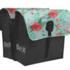 Beck Dubbele fietstas 35L Small Flowers