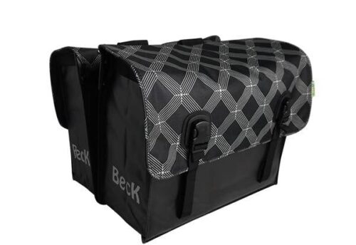 Beck Dubbele fietstas Classic 46L Black Diamonds