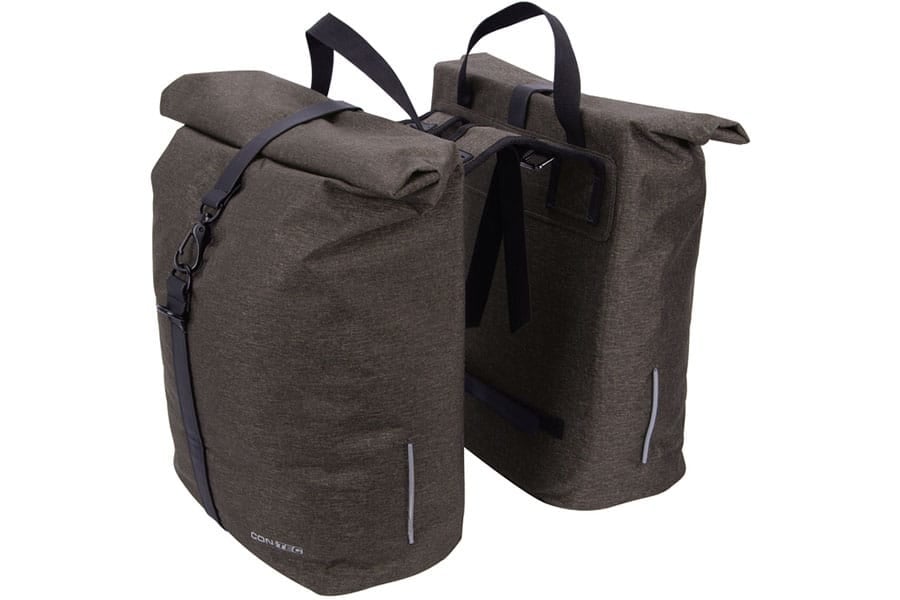 CONTEC Dubbele fietstas LIM Double 34L Olijfgroen CONTEC Dubbele fietstas LIM Double 34L Olijfgroen