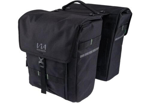 CONTEC Dubbele fietstas Via Weekender RT 33L Zwart