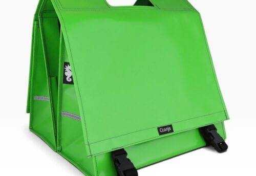 Clarijs Dubbele fietstas XL 46L Appelgroen