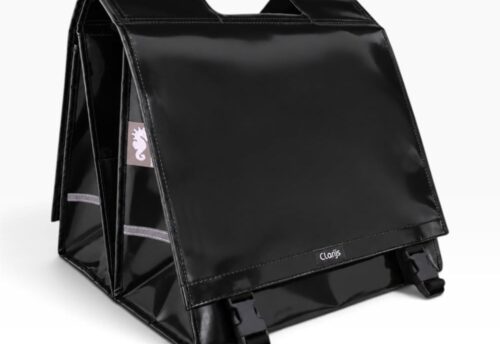 Clarijs Dubbele fietstas XL 46L Zwart