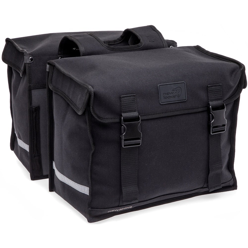 New Looxs Dubbele Fietstas Camping 66L Zwart New Looxs Dubbele Fietstas Camping 66L Zwart