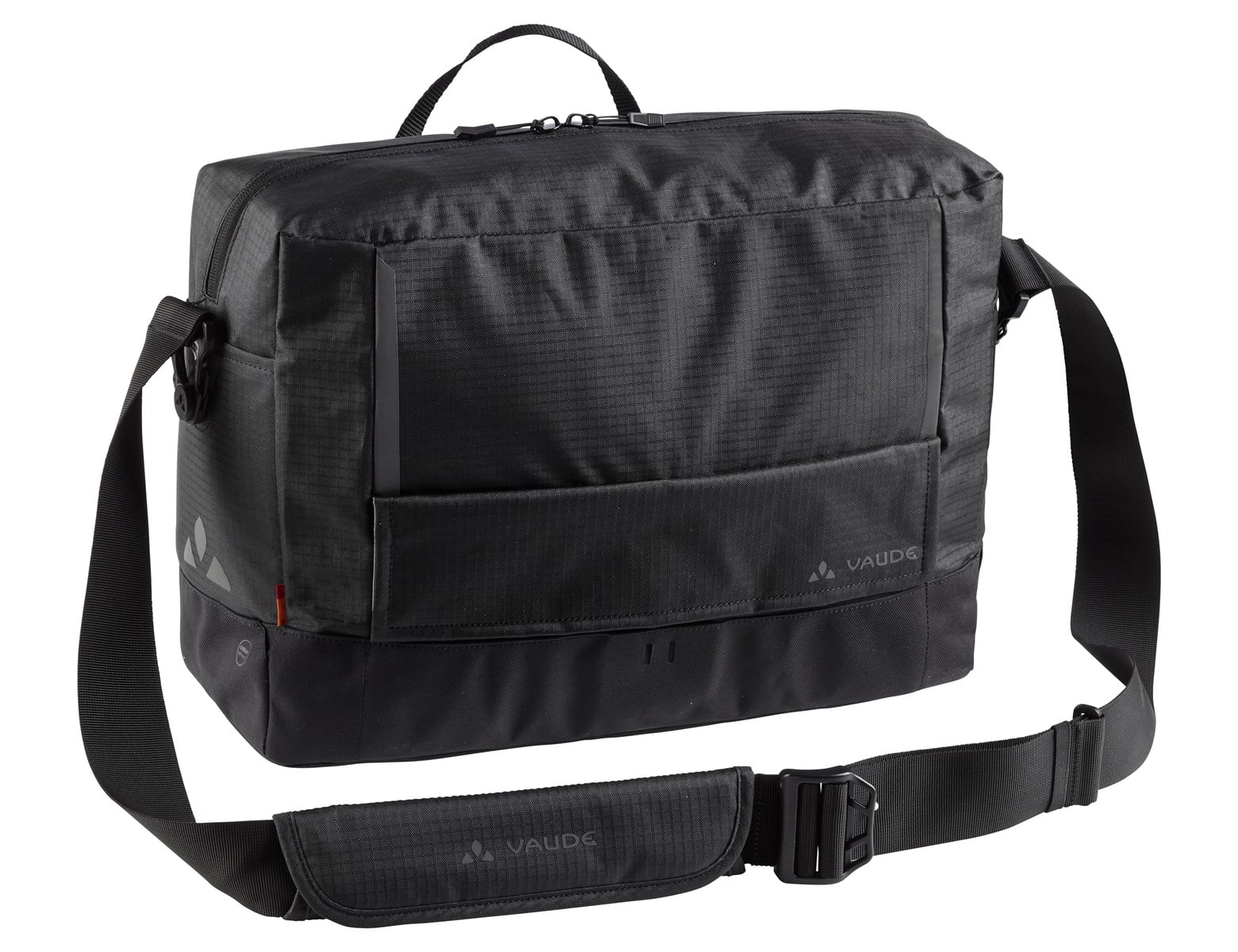 Vaude Enkele fietstas Cyclist Messenger Waxed L 15L Zwart Vaude Enkele fietstas Cyclist Messenger Waxed L 15L Zwart