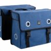 Willex Dubbele fietstas Canvas Tas 30L Blauw